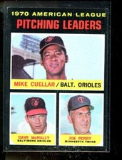 1971 TOPPS #69 PITCHING LEADERS NRMINT E016520