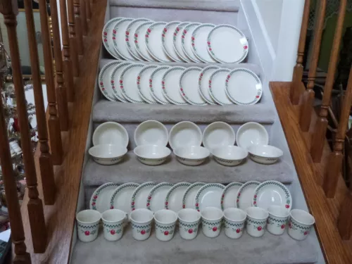 50 Pc. 10 Place Settings Corelle FARM FRESH Dinner Luncheon Dessert Plates Bowls