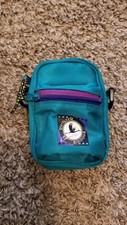 Vintage Retro 1990's Camera Soft 4-Way Carrying Case Radical Teal and Purple 44