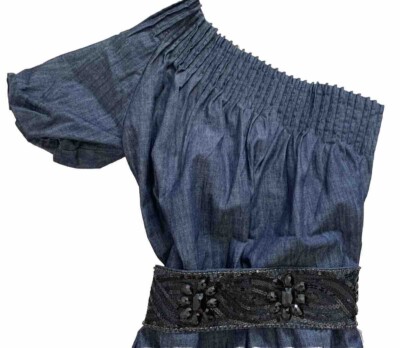 dress with denim jacket and boots The Trench – Versatile Longline Denim & Dress SIZE:52 this dress will quickly tjxjune Kennedy Blue Zoey Chiffon
