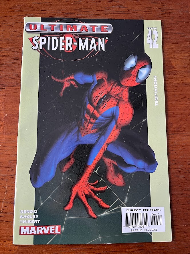 ULTIMATE SPIDER-MAN 42 FINE+ MARVEL COMICS 2003 MARK BAGLEY