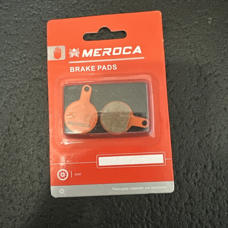 meroca disc brake pads semi metallic bike cycling new sealed