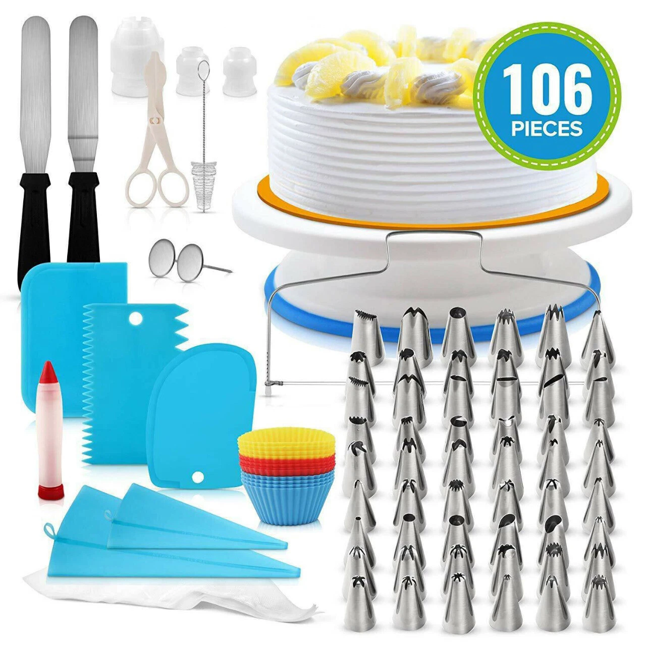106Pcs/56Pcs Cake Decorating Sets