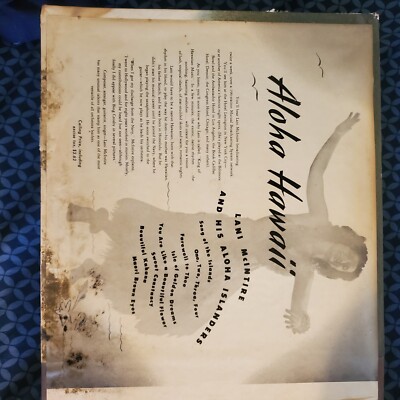 Aloha Hawaii Sonora 4X 78 RECORD ALBUM Lani McIntire & Aloha
