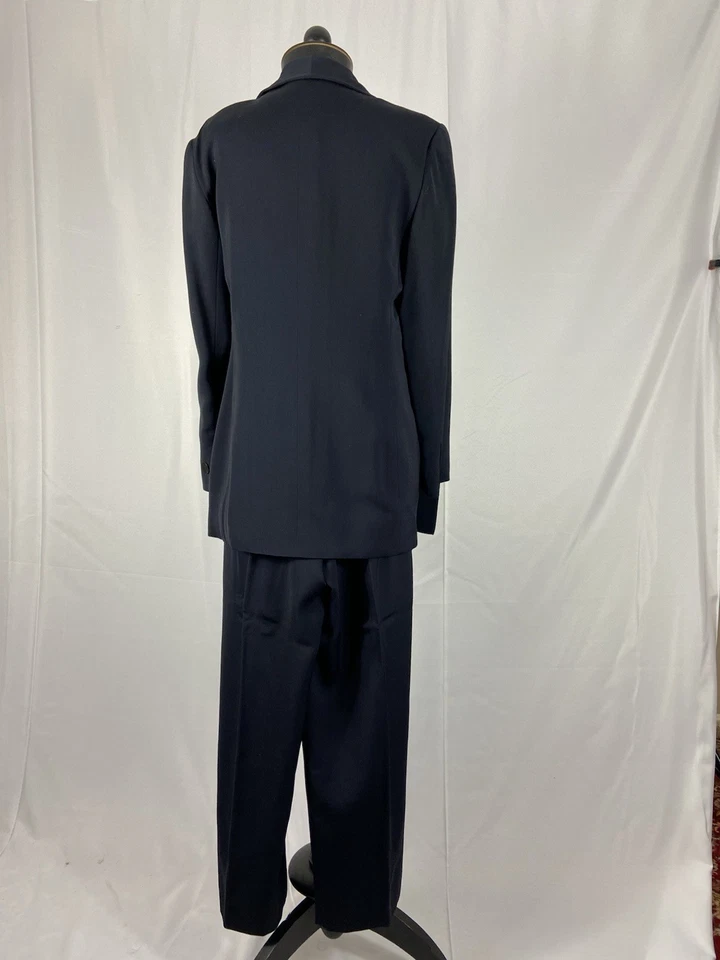 Черный брючный костюм Giorgio Armani Le Collezioni размер 10 - Изображение 2 из 4