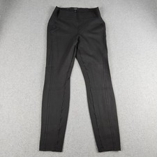 Simply Vera Vera Wang Pants Womens S Black Stretch Ponte Seamed Skinny Pull On