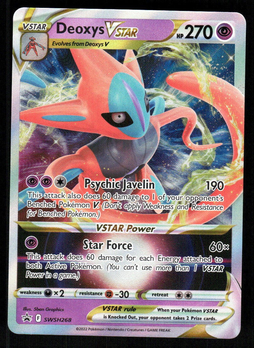 Deoxys VSTAR SWSH268 SWSH: Sword & Shield Promo Cards Promo NM