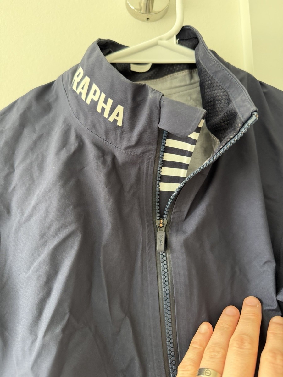 Rapha GORE-TEX Waterproof Cycling Jacket X-Small Navy Windproof