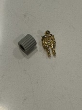 Gold Pilot Driver Tomy Robo Strux Zoids Vintage Authentic Figure 1980  s Toy
