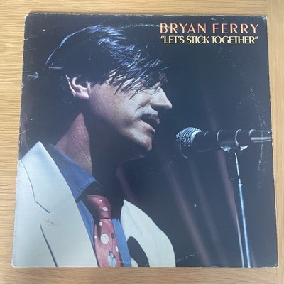 Bryan Ferry Let's Stick Together Vinyl Record VG/VG 1976 Play tested