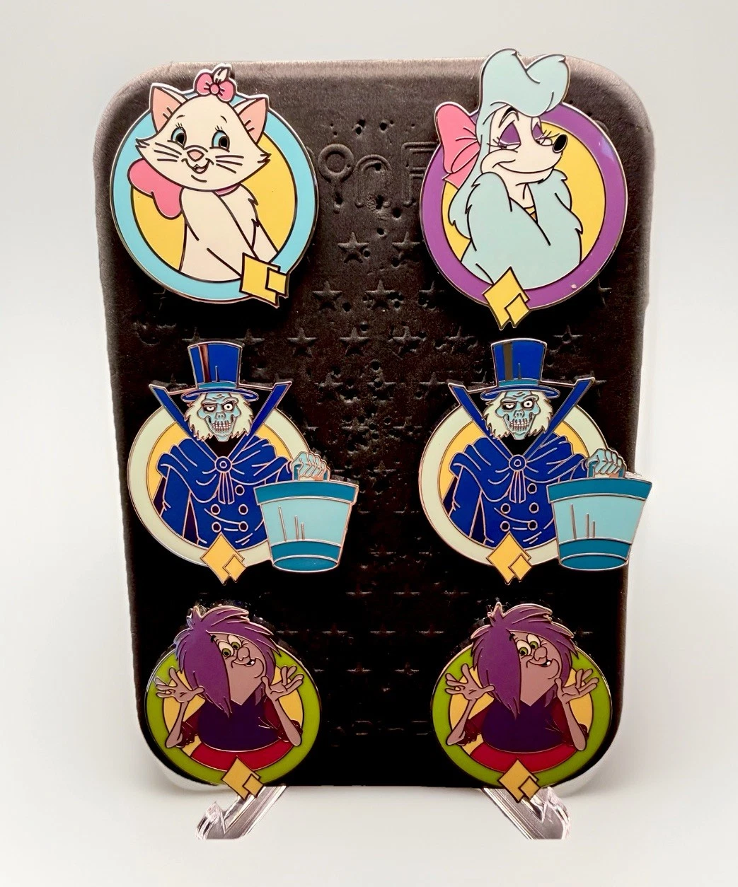 Disney-Enchanted Ensemble Series Pin-Marie, Hatbox Ghost, Georgette, Madame Mim
