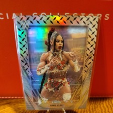 2026 Topps Chrome WWE Wrestling - Bianca Belair #33 Diamond Plate Refractor 