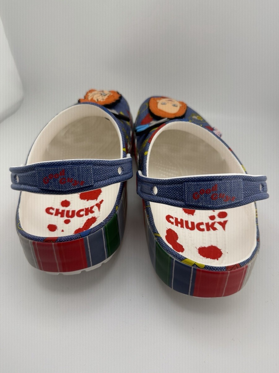 Crocs Classic Clog Childs Play Chucky Men Size 12 Halloween  display picture 1