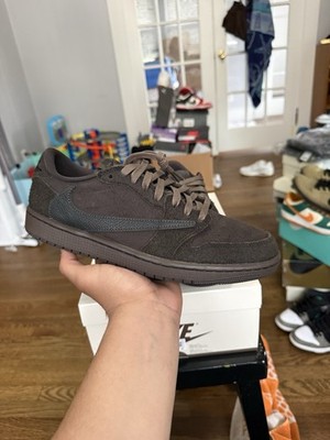 Size 9 - Travis Scott x Air Jordan 1 Retro OG SP Low Velvet Brown