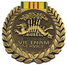 Vietnam Service Dragon Pin