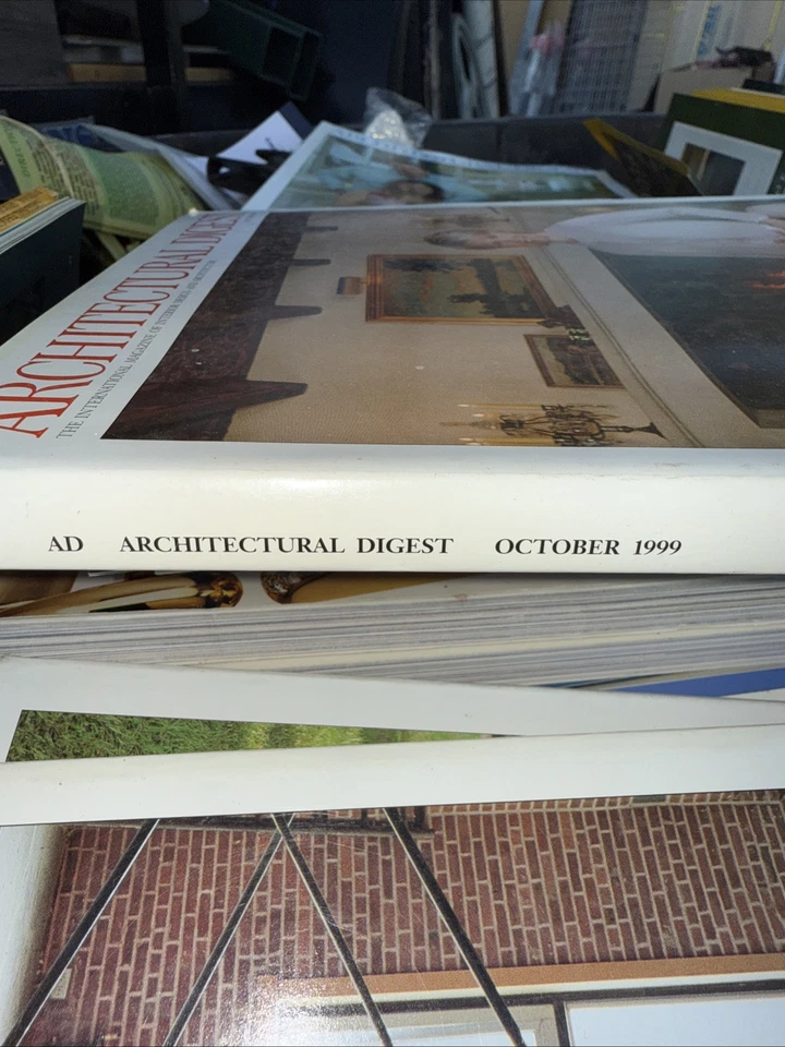 Vintage Magazine Architectural Digest Martha Stewart Oct 1999 Original Publicati - Image 3 of 3