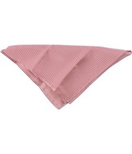 Tommy Hilfiger Mens Stripe Pocket Square, Red, One Size