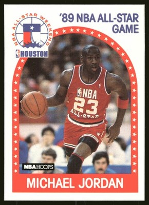 1989-90 Hoops #21 Michael Jordan HOF Chicago Bulls Basketball NBA Card