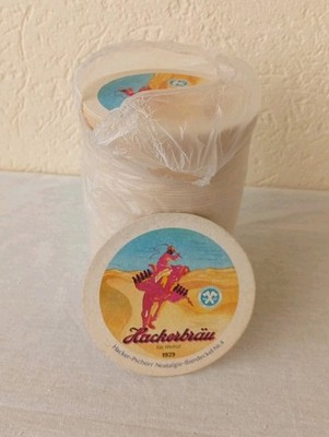 80 orig. Hacker-Pschorr Bierdeckel Nostalgie Nr. 4 Hackerbräu hat Weltruf (1929)