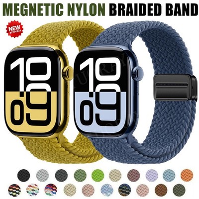 Nylon Armband für Apple Watch Ultra 3 Series 11 10 9 8 7 6 5 4 3 2 SE 38mm 49mm