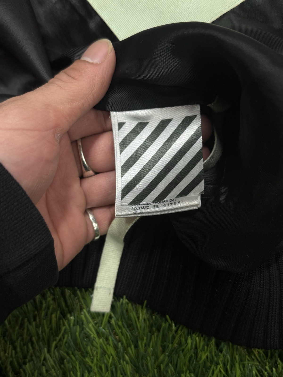 Off-White Eagle Temperature Eagle Varsity Jacket … - image 10