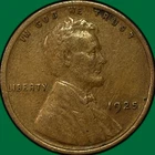 1925 Lincoln Wheat Cent Extremely Fine XF Coin #36961