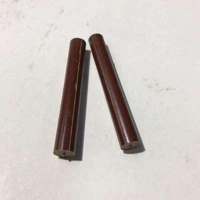 2x Rund 12 mm x 90 mm Hartgewebe Phenol Pertinax (J-105)