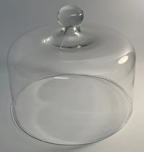 Vintage Anchor Hocking 9.5" Clear Glass Cake Dome Cover for Cake Stand