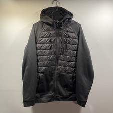 Nike Mens Medium Black Therma Zip Up Winterized Training Hoodie Jacket