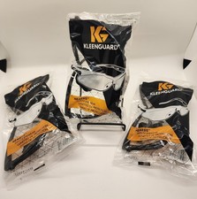 NEW Kleenguard Safety Eyewear 3 Pairs Clear Lens Scratch- Resistant Lenses