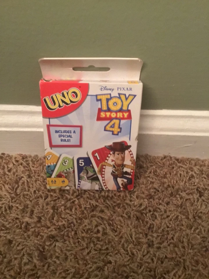 2018 Mattel Disney Pixar Toy Story 4 Uno Card Game - Image 2 of 3