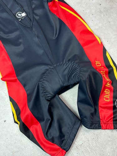 Vintage Castelli Made in Italy Black-Red Men’s Cycling Overalls Size XL - Picture 4 of 11