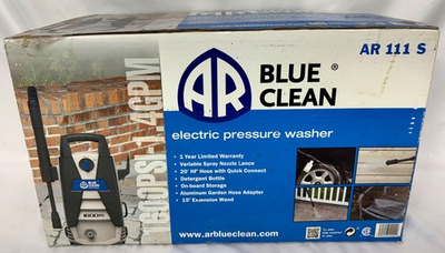 #ad BRAND NEW Blue Clean AR 111 S 1600PSI 1.4GPM Electric Pressure Washer $100.00
