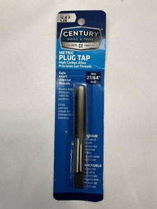 Century Drill & Tool 97319 Metric Plug Tap – 12.0 x 1.25 mm – Brand New
