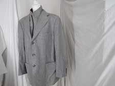 Boggi Milano Men s Dress Coat Super 100 s Vitale Barberis Canonico Wool Gray