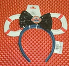 Disney Parks Loungefly Disney's Yacht Club Resort Minnie Mouse Ears Headband New