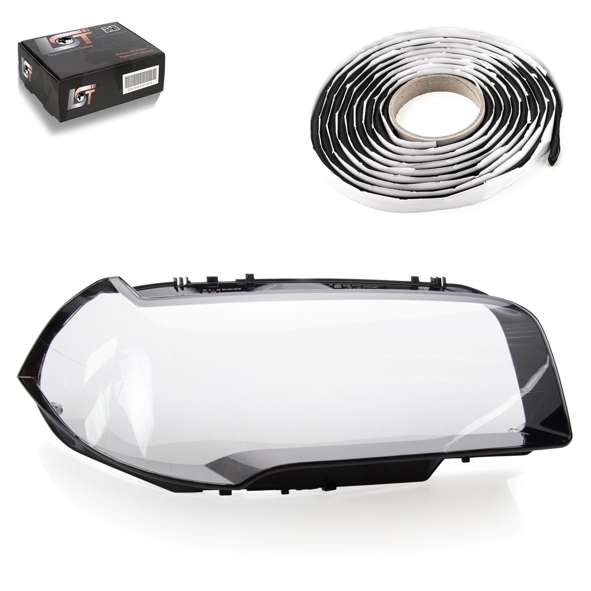 Diffusion Disc Headlight Glass Cover Right for BMW X3 E83 2003-2010