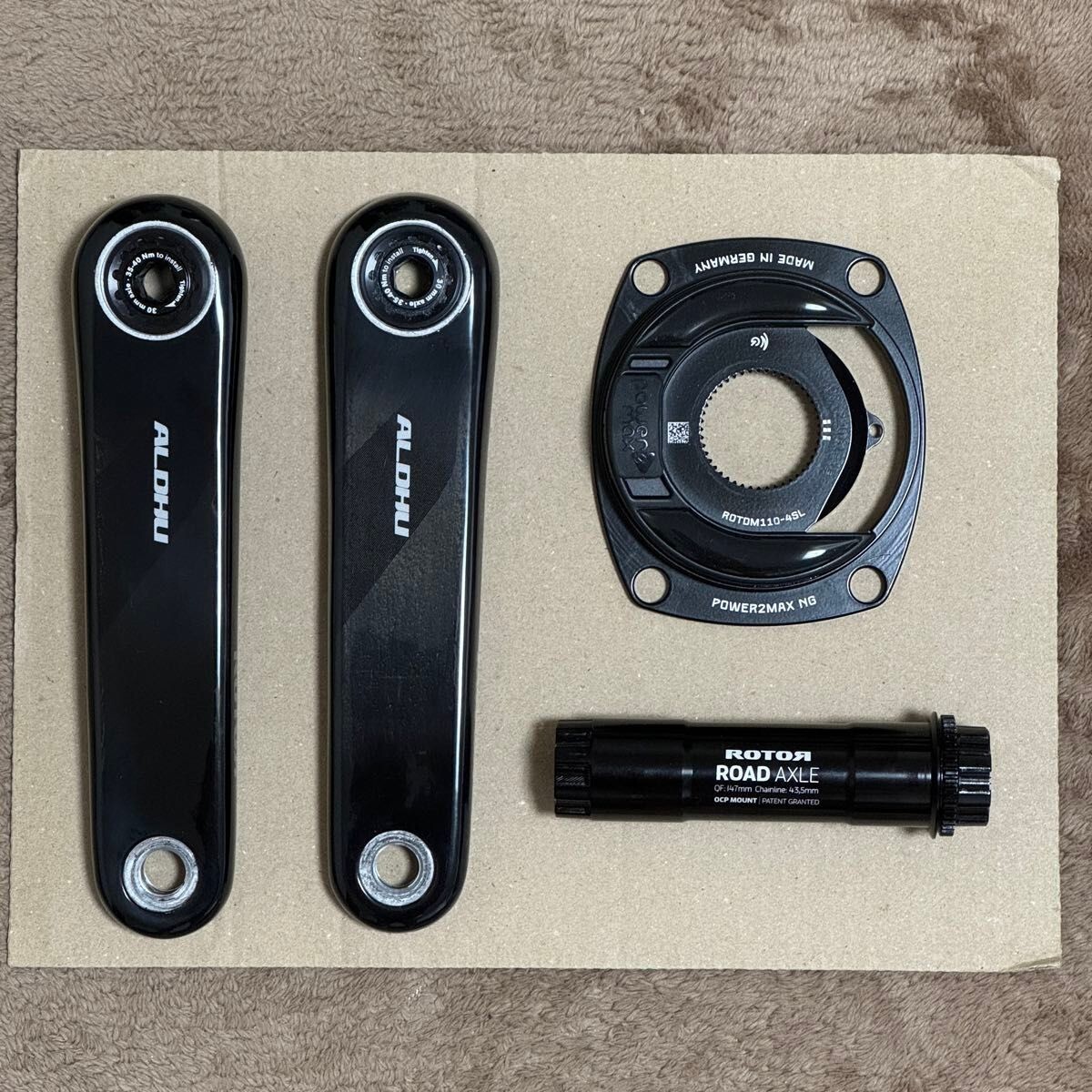 ROTOR ALDHU CARBON Crank P2M Power Meter Set | eBay ROTOR ALDHU CARBON Crank P2M Power Meter Set | eBay