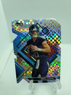 WILL LEVIS 2023 TOPPS COMPOSITE FINEST X-factor REFRACTOR ROOKIE RC DIE-CUT /25