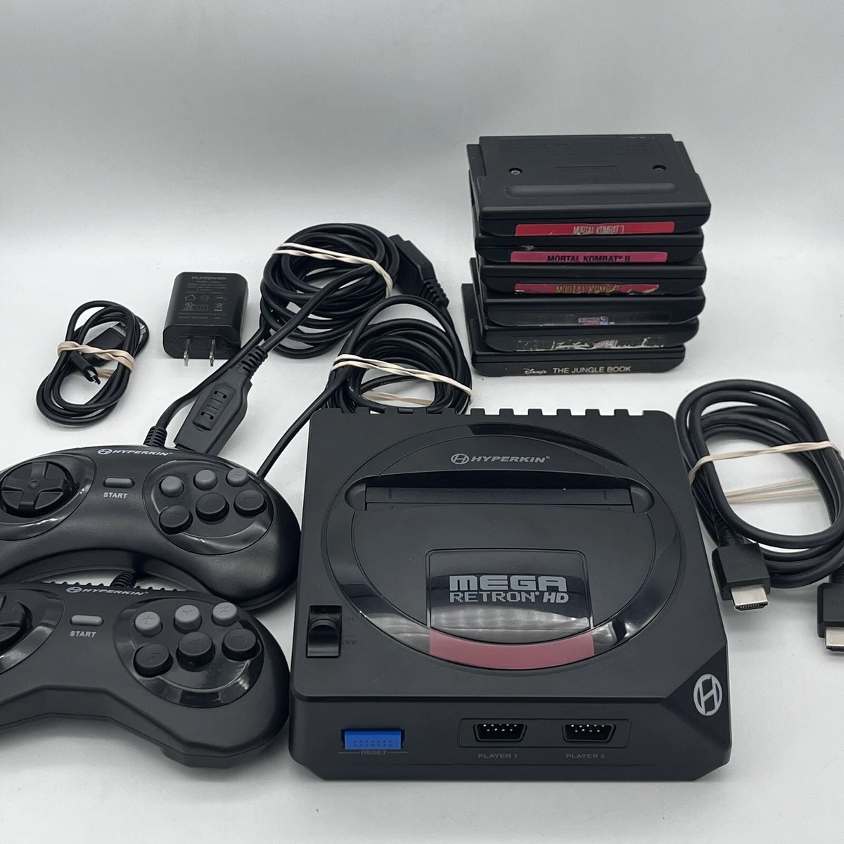  Royal Retro Metal Hyperdrive Version 4.2 For Sega Mega Drive /  Genesis 16 Bit For PAL And NTSC Console (Black) : Video Games