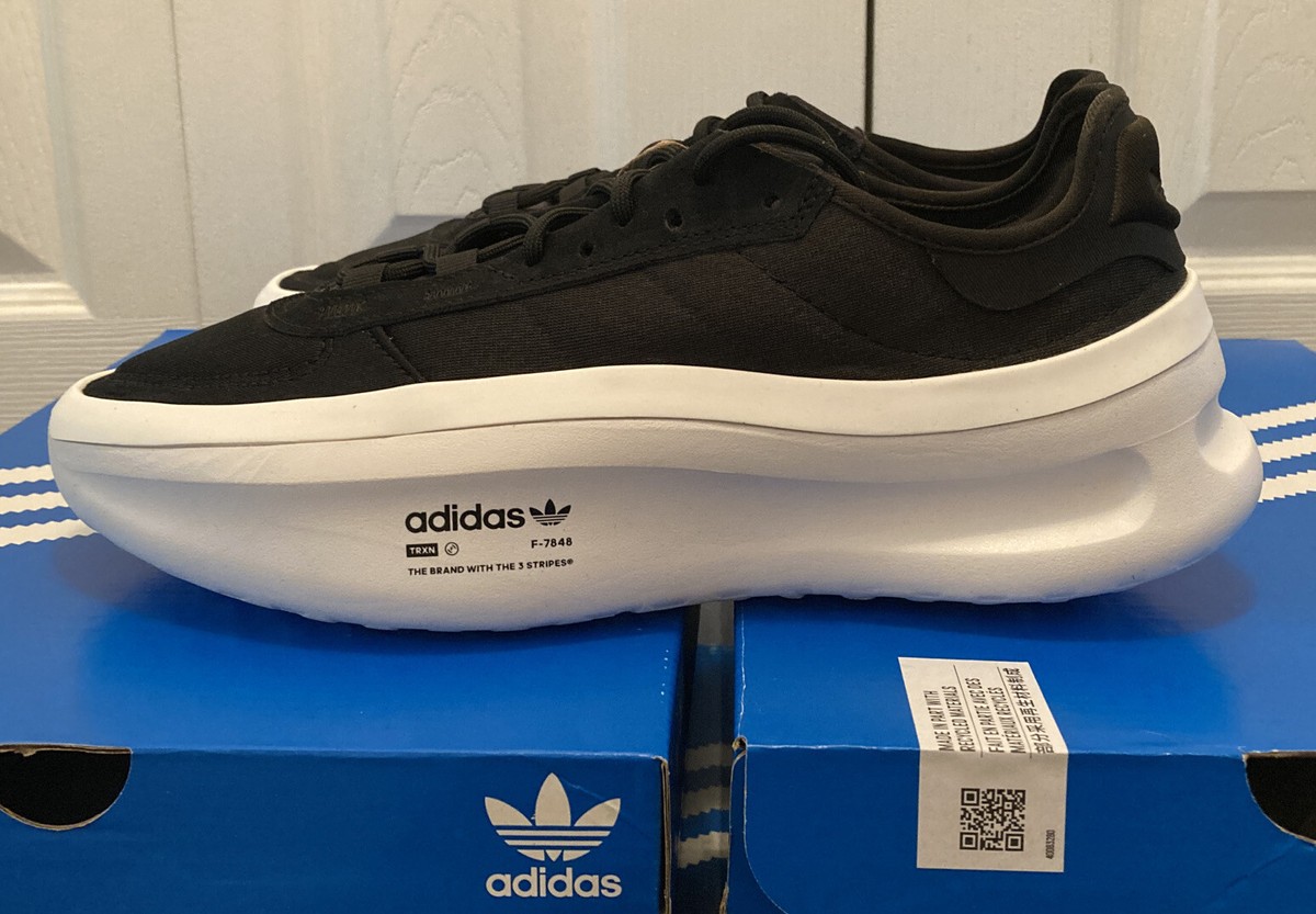 Size 9.5 - adidas adiFOM TRXN Black White for sale online | eBay