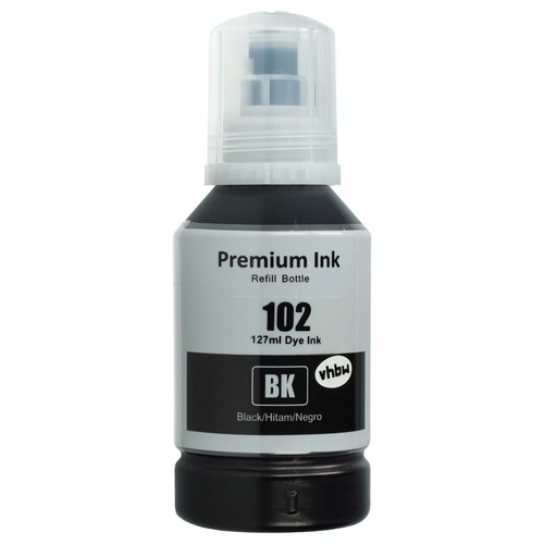 Tinta 127ml negro para Epson ET-2700 ET-2714 ET-2750 ET-2715 ET-3700 ET-2726