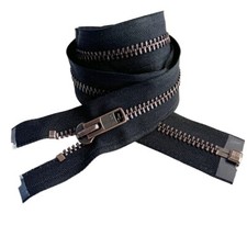 YKK 10 Antique Copper Finished - Extra Heavy Duty Zipper Separating 5" - 36"