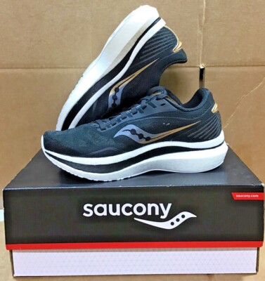 Saucony Men's Endorphin Speed Running Shoes Black/Gold