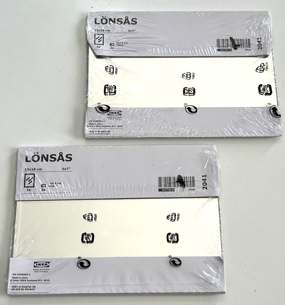 Lote 2 Espejos de Pared Decorativos Ikea Lonsas 5" x 7" 304.736.96 Nuevos