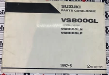 Genuine Suzuki Parts Catalogue VS800GL 1992-1993 Model Years 9900B-30088-010
