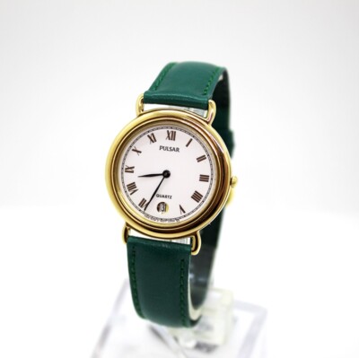 Armbanduhr aus Quarz Pulsar V329-3010 Grün