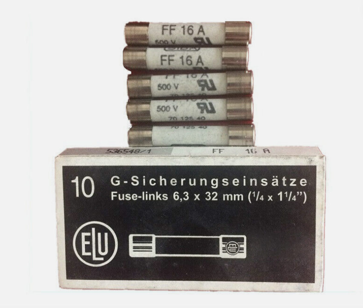 10PCS/Box New For SIBA FF16A Fast Quick Blow Fuse 7012540 16A 500V