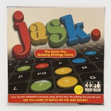 Jask- Quick Firing Quizzing Strategy Family/Party Board Game Night Complete