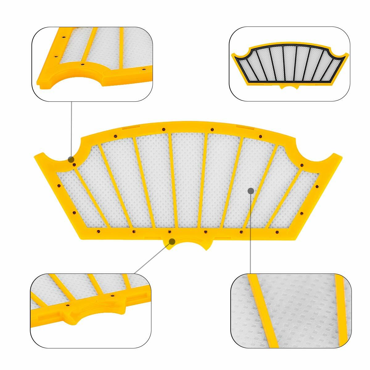 Kit Ricambi Per Roomba Serie 500 - 10 Pezzi: Spazzole, Filtri E Accessori Per IRobot - Foto 10